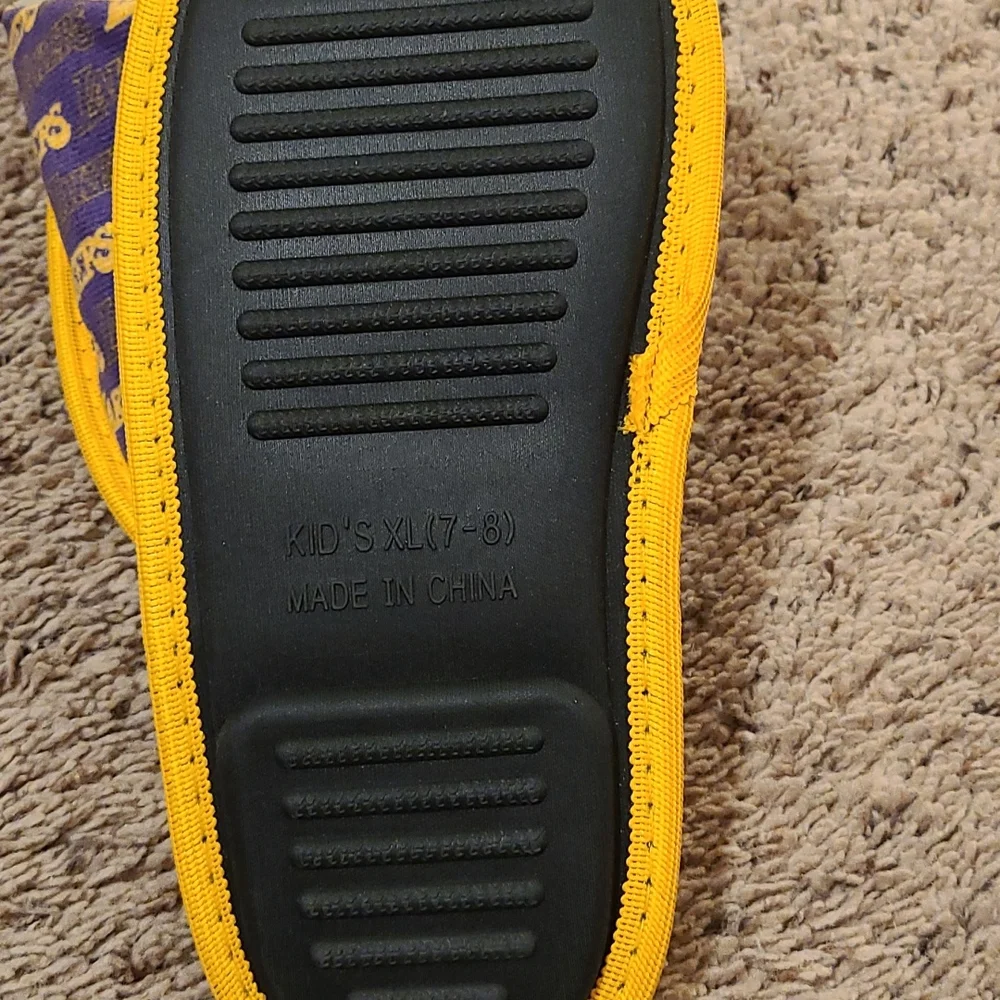 Brand new without tags Lakers slippers